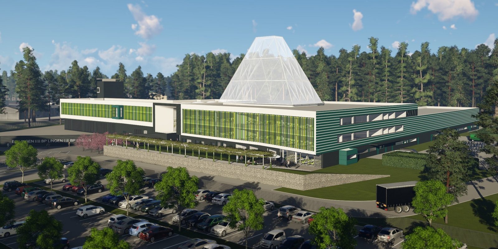 Neubau Verwaltungs- und Dienstleistungszentrum in Lingen – Schlüsselfertigbau