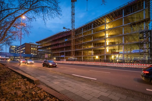 Neubau Covestro Campus Lot 1 in Leverkusen – Beton- und Ingenieurbau