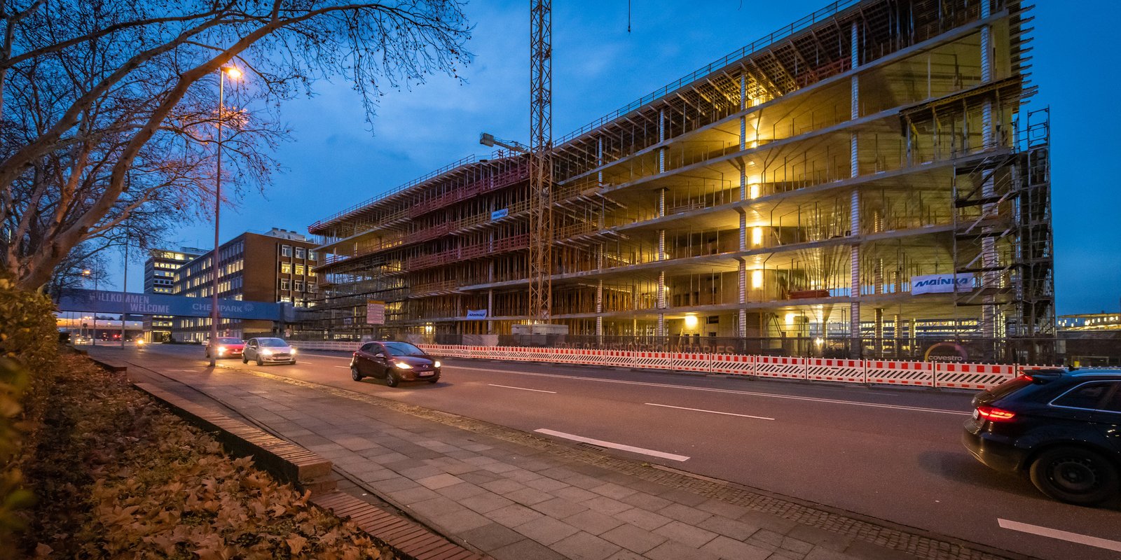 Neubau Covestro Campus Lot 1 in Leverkusen – Beton- und Ingenieurbau